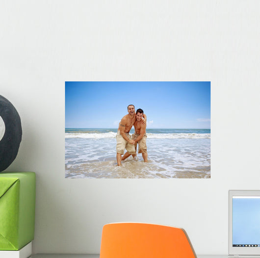 Gay couple Wall Mural