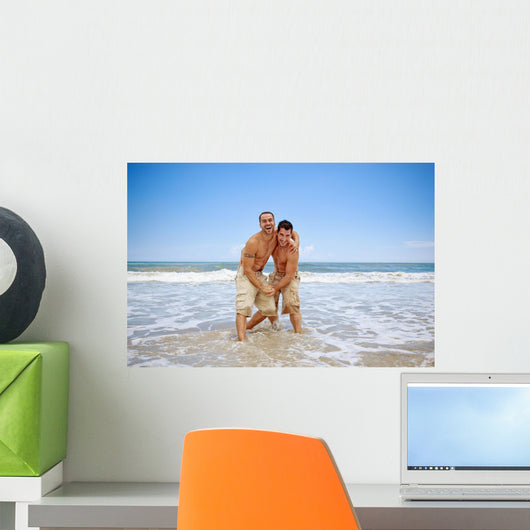 Gay couple Wall Mural