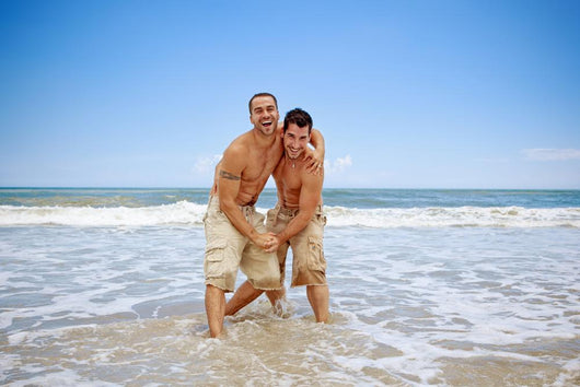Gay couple Wall Mural