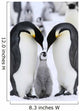 Emperor penguins (Aptenodytes forsteri) Wall Mural