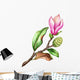Pink Magnolia Flower Branch Wall Decal