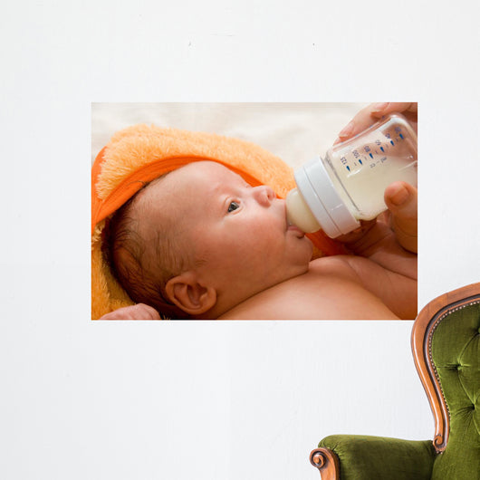 feeding baby Wall Mural