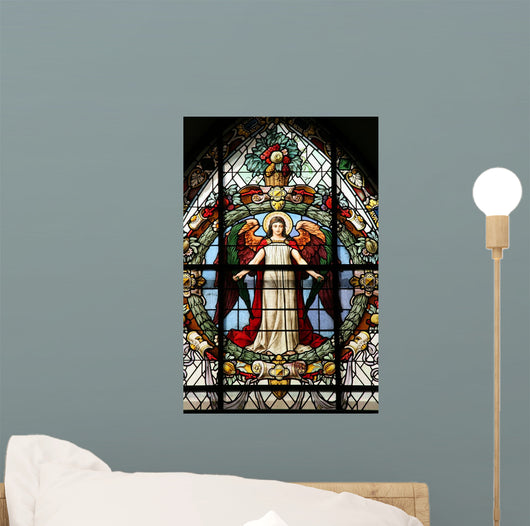 Stained Glass Window in Gamla Stan Wall Mural