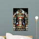 Stained Glass Window in Gamla Stan Wall Mural