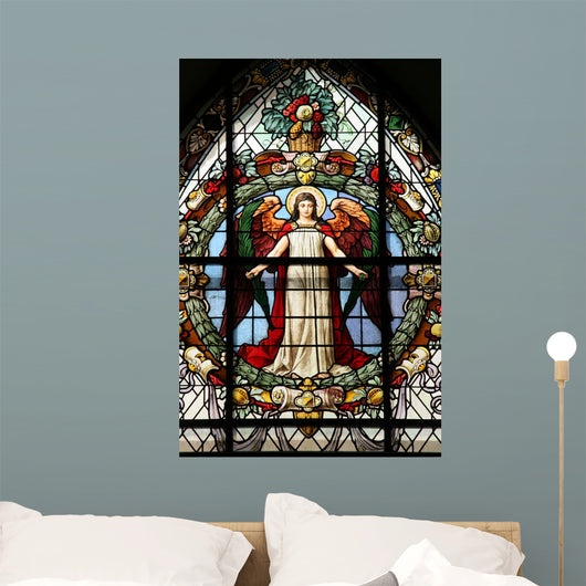 Stained Glass Window in Gamla Stan Wall Mural