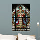 Stained Glass Window in Gamla Stan Wall Mural