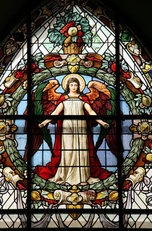 Stained Glass Window in Gamla Stan Wall Mural