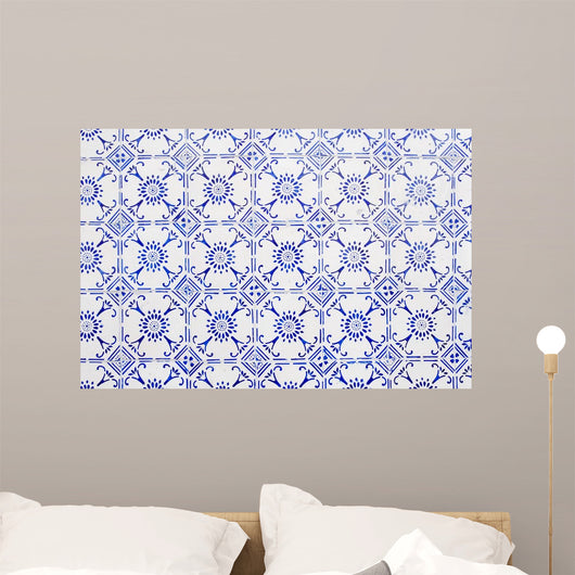 Glazed Tiles Wall Mural