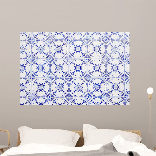 Glazed Tiles Wall Mural