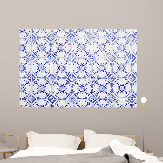 Glazed Tiles Wall Mural