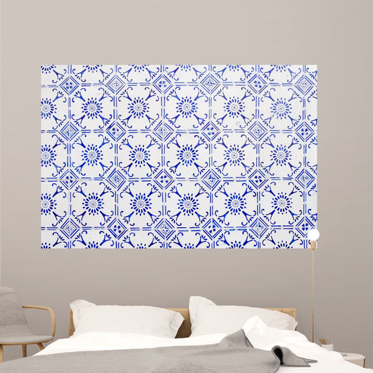 Glazed Tiles Wall Mural
