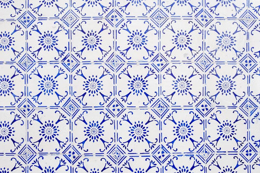 Glazed Tiles Wall Mural