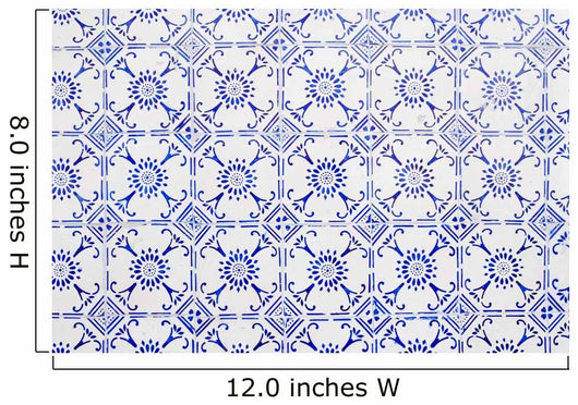 Glazed Tiles Wall Mural