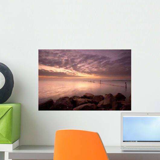 Lake Night Wall Decal
