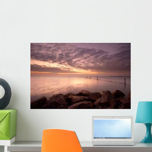 Lake Night Wall Decal