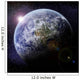 Planet Earth Halo - Univers Exploration Wall Mural