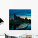 Nashville Skyline with Riverboat Wall Decal