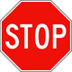 Stop Sign Wall Decal