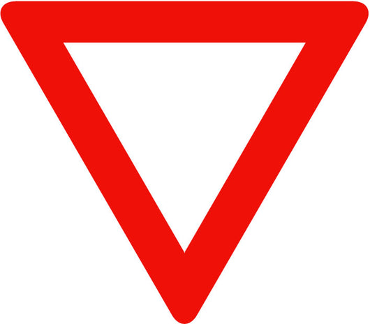 Slow Moving Vehicle Triangle Wall Decal