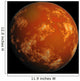 Planet Mars Wall Mural