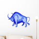 Logo-Like Zodiac Star Signs Wall Decal
