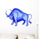 Logo-Like Zodiac Star Signs Wall Decal