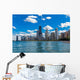 Chicago Skyline with Blue Sky Wall Decal