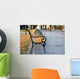 Wien Parkbanke im Herbst Wall Decal