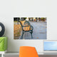 Wien Parkbanke im Herbst Wall Decal