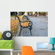 Wien Parkbanke im Herbst Wall Decal