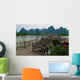 Wood Bridge China Wall Decal