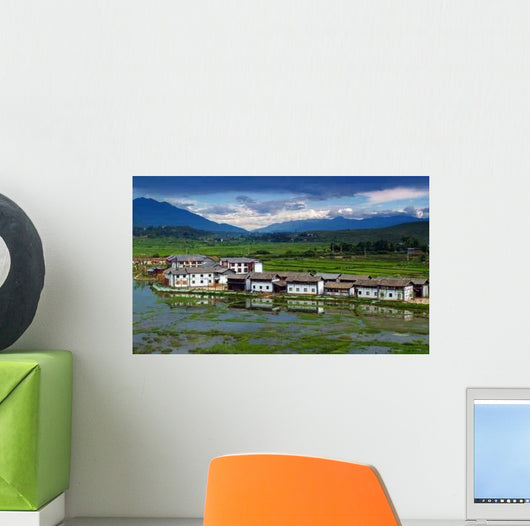 Small Village China Wall Decal