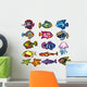Set 15 Different Reef Wall Stickers