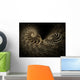 Finely Detailed Spiral Wall Mural