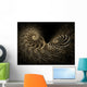 Finely Detailed Spiral Wall Mural