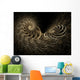 Finely Detailed Spiral Wall Mural