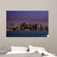 Panorama of Boston Skyline at Night Wall Mural