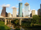 Downtown Houston and Bayou Wall Mural