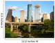 Downtown Houston and Bayou Wall Mural