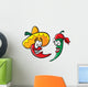 Mexican Peppers Wall Decal Sticker Set