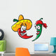 Mexican Peppers Wall Decal Sticker Set
