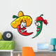 Mexican Peppers Wall Decal Sticker Set