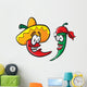 Mexican Peppers Wall Decal Sticker Set
