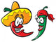 Mexican Peppers Wall Decal Sticker Set