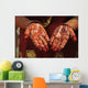 hands decorated with henna Wall Mural