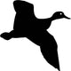 Duck Flight Silhouette Wall Decal