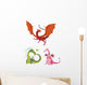 Dragon Set Wall Decal