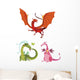 Dragon Set Wall Decal