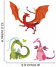 Dragon Set Wall Decal