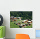 Chalets En Haute Savoie Wall Decal
